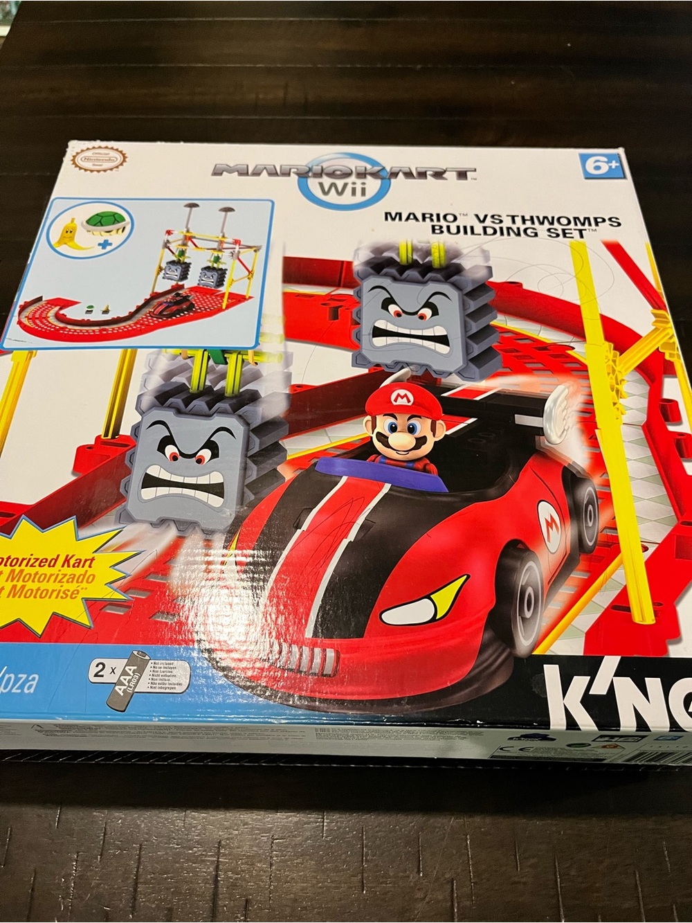 Knex Mario Kart Wii Mario vs Thwomps Building Set Nintendo Expansion